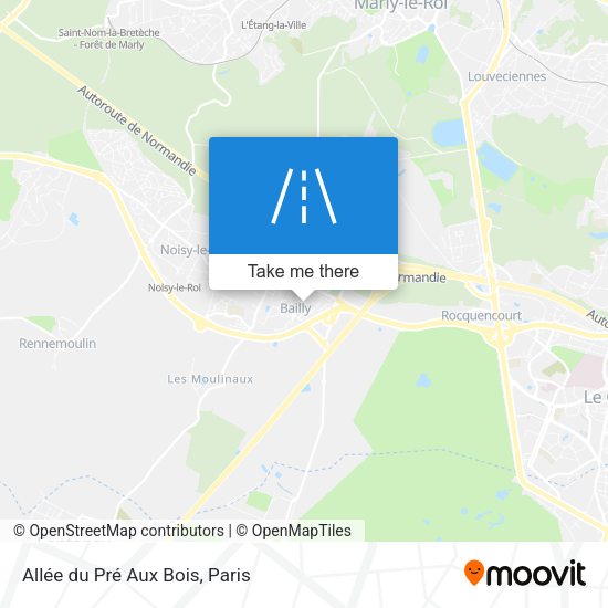 Allée du Pré Aux Bois map
