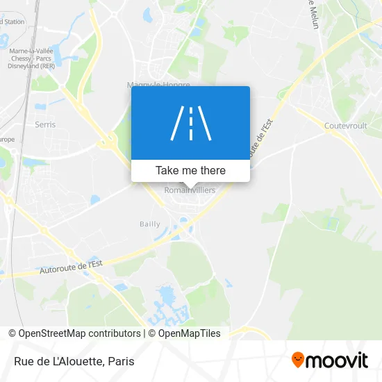 Rue de L'Alouette map