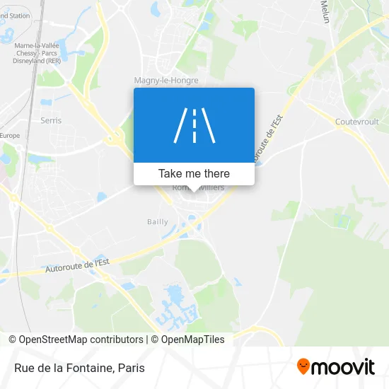 Rue de la Fontaine map