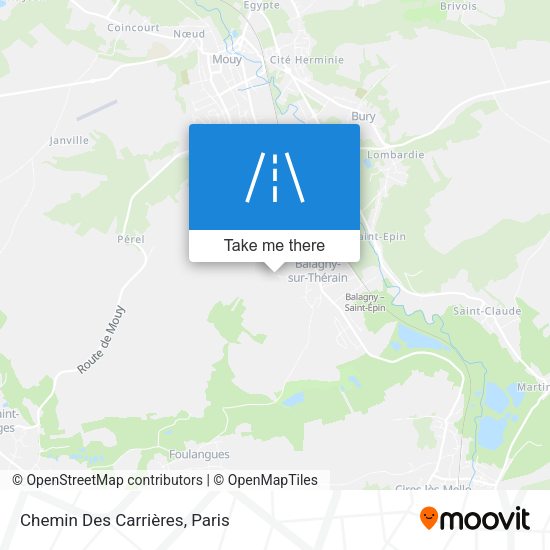 Chemin Des Carrières map