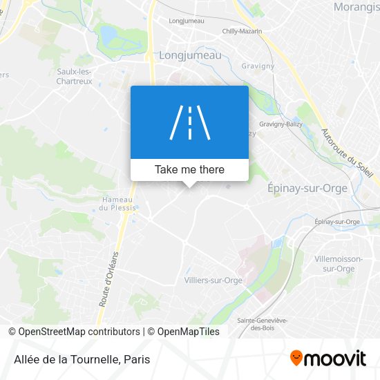 Allée de la Tournelle map