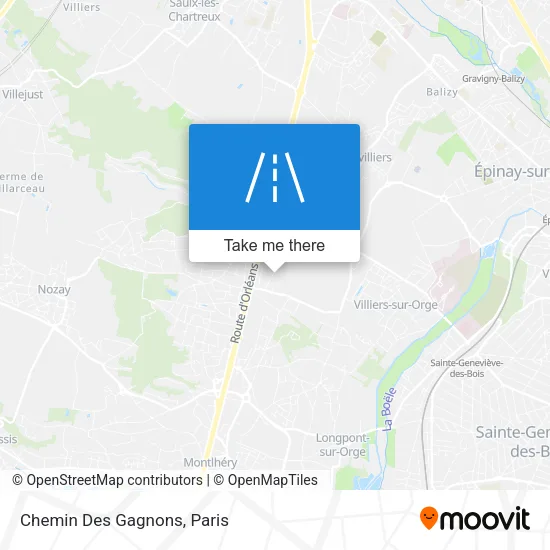 Chemin Des Gagnons map