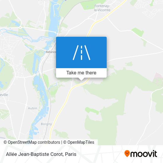 Allée Jean-Baptiste Corot map