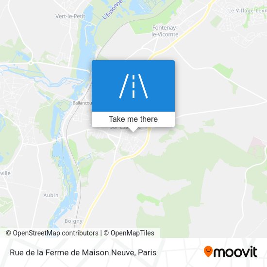 Rue de la Ferme de Maison Neuve map