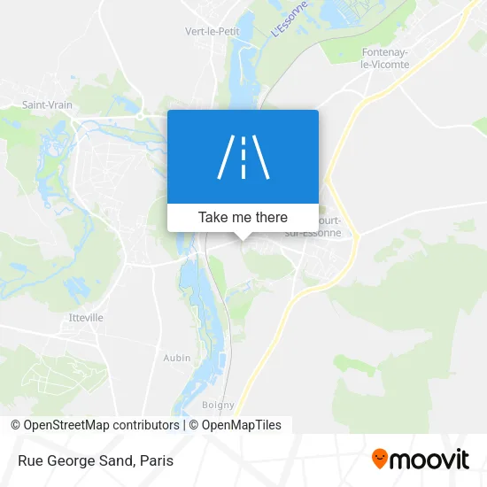 Rue George Sand map