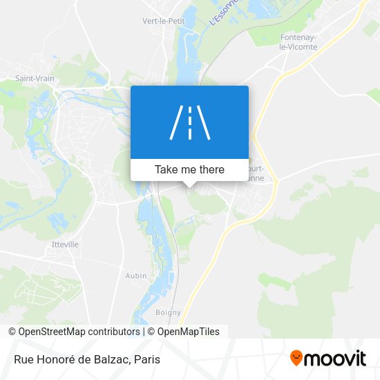 Rue Honoré de Balzac map