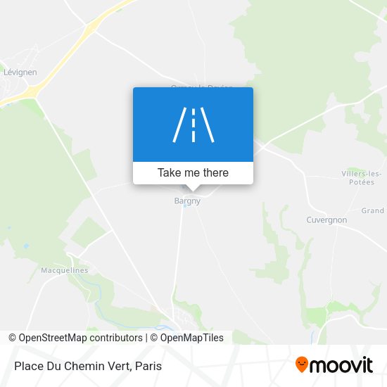 Place Du Chemin Vert map
