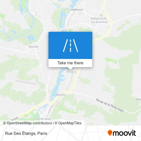 Rue Des Étangs map