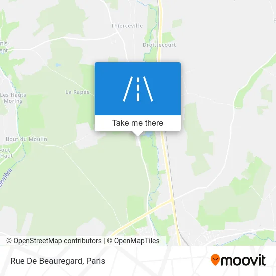 Rue De Beauregard map