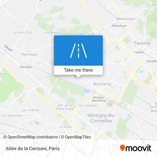 Allée de la Cerisaie map