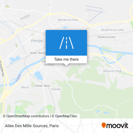 Allée Des Mille Sources map