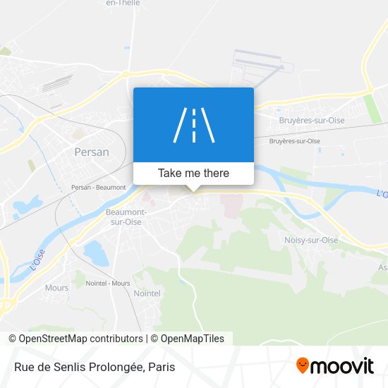 Rue de Senlis Prolongée map