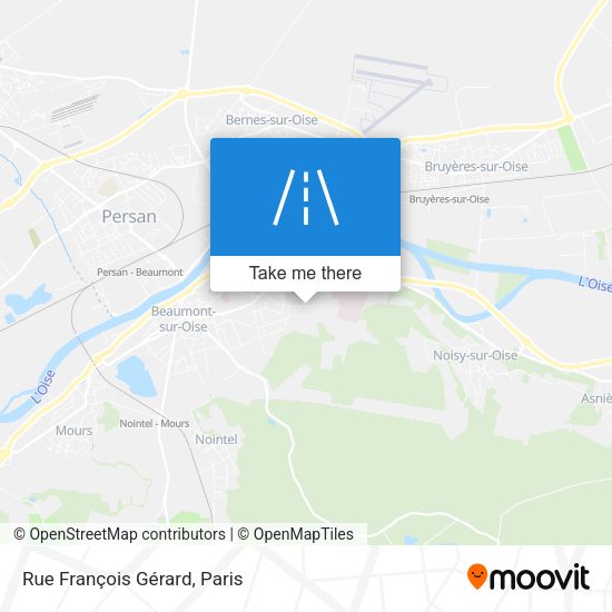 Rue François Gérard map