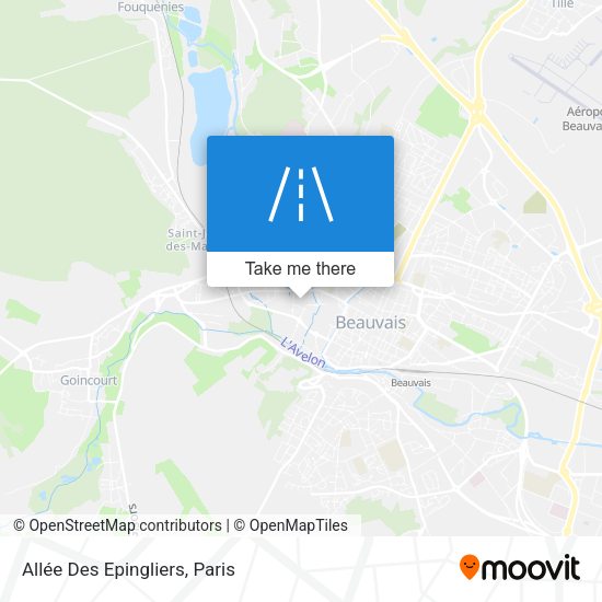 Allée Des Epingliers map