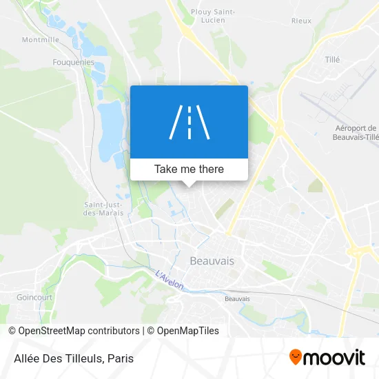 Allée Des Tilleuls map