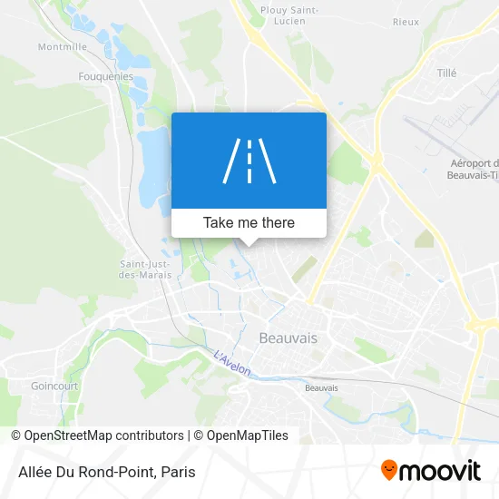 Allée Du Rond-Point map