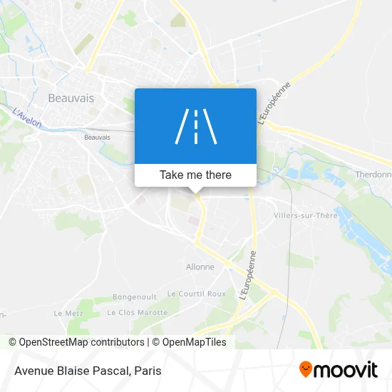Avenue Blaise Pascal map