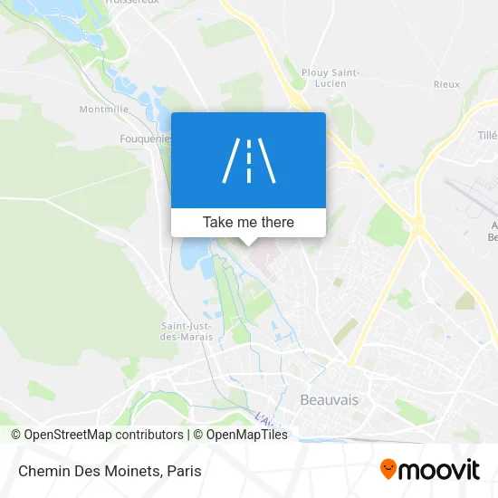 Chemin Des Moinets map
