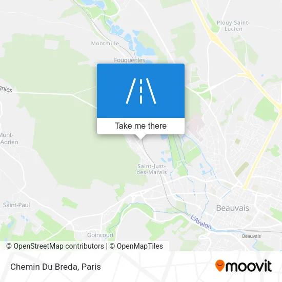 Chemin Du Breda map