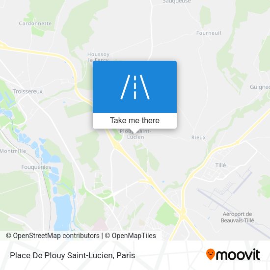 Place De Plouy Saint-Lucien map