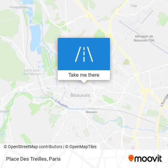 Place Des Treilles map