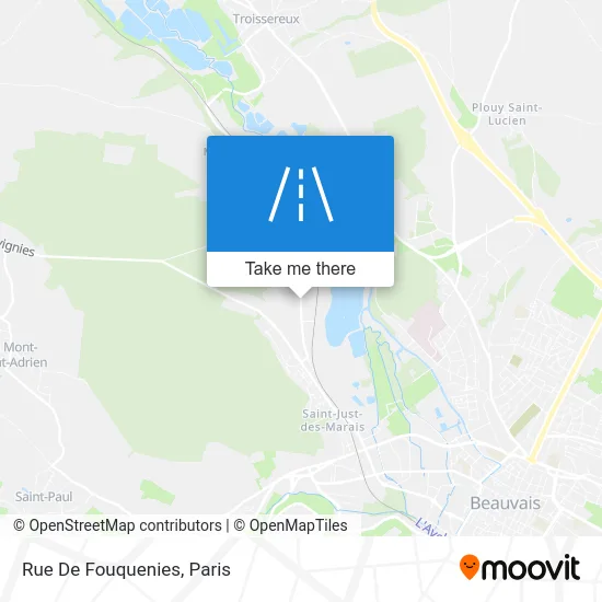 Rue De Fouquenies map