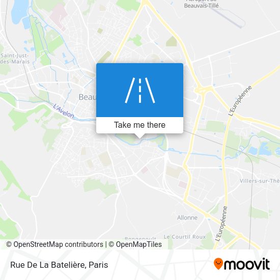 Rue De La Batelière map