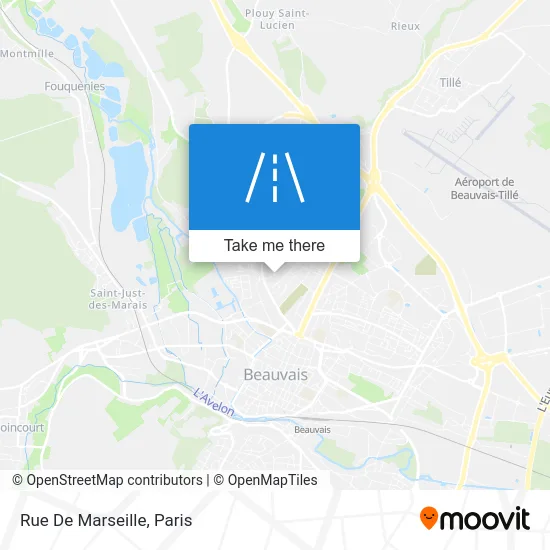 Rue De Marseille map