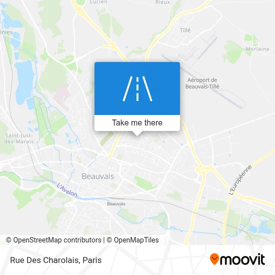 Rue Des Charolais map