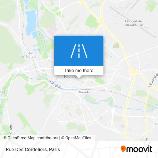 Rue Des Cordeliers map