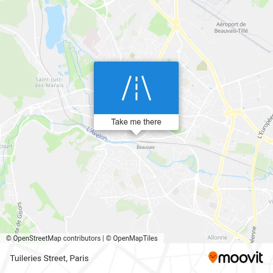 Rue Des Tuileries map