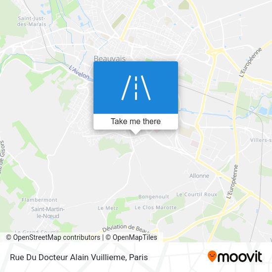 Rue Du Docteur Alain Vuillieme map