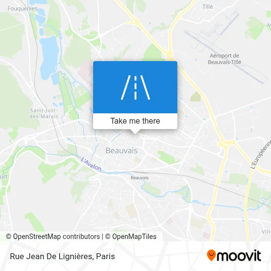 Rue Jean De Lignières map