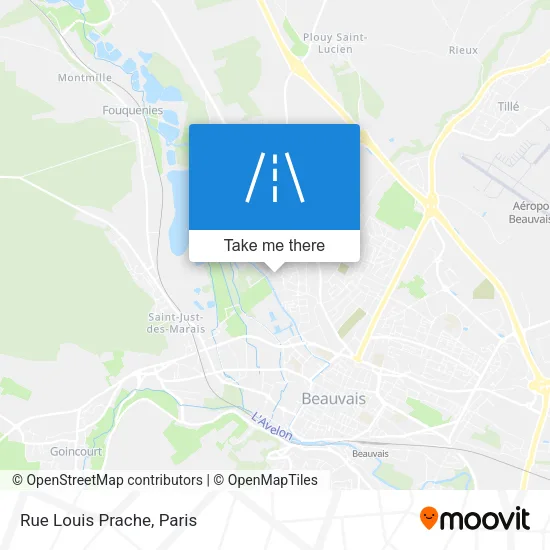 Rue Louis Prache map