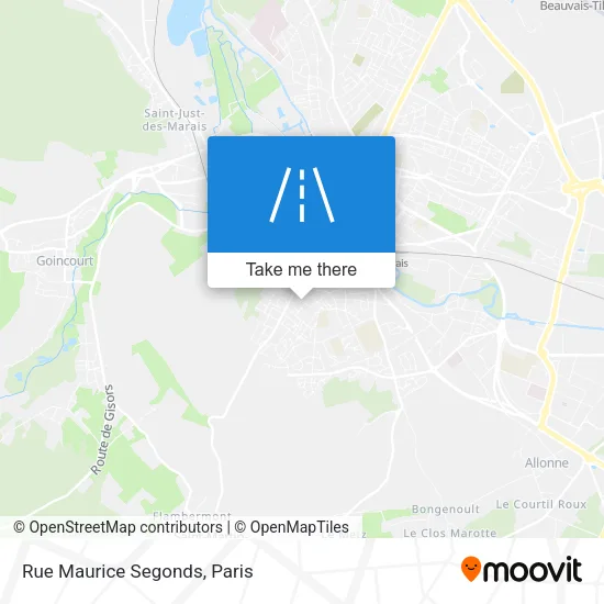Rue Maurice Segonds map