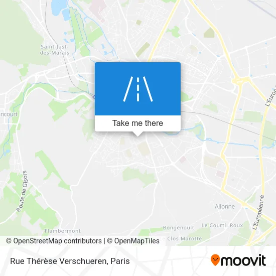 Rue Thérèse Verschueren map