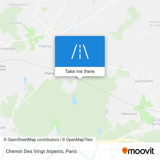 Chemin Des Vingt Arpents map