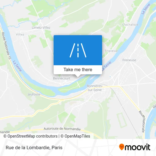 Rue de la Lombardie map