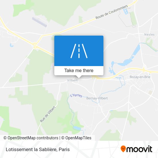 Lotissement la Sablière map