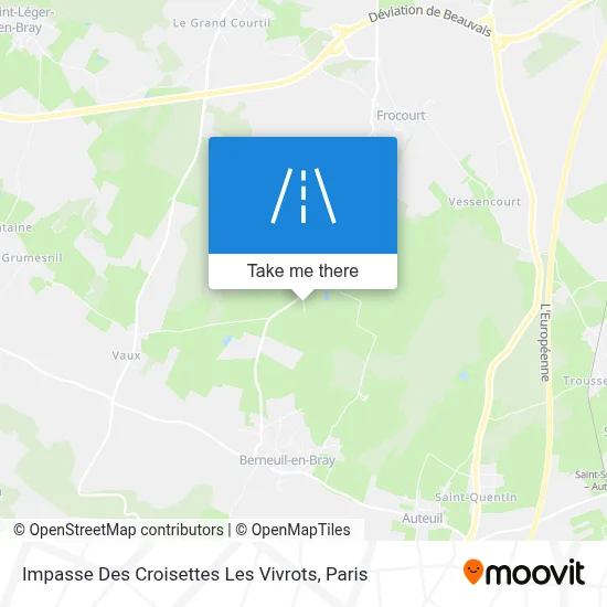 Impasse Des Croisettes Les Vivrots map