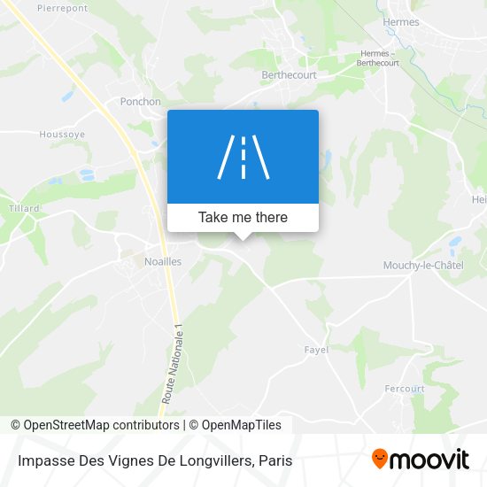 Impasse Des Vignes De Longvillers map