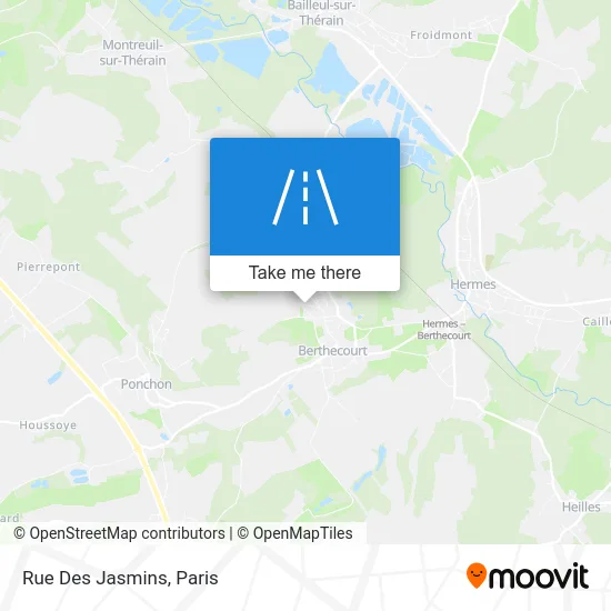 Rue Des Jasmins map