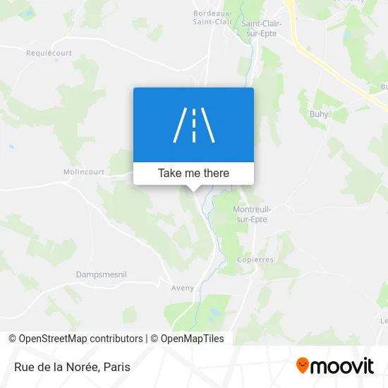 Rue de la Norée map