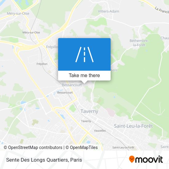 Sente Des Longs Quartiers map