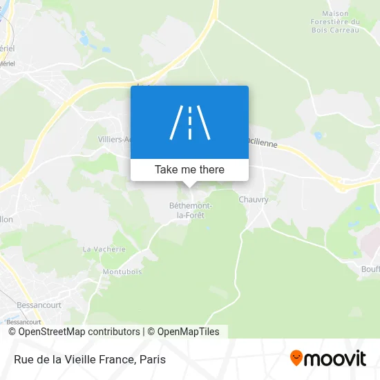 Rue de la Vieille France map