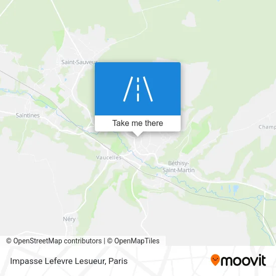 Impasse Lefevre Lesueur map