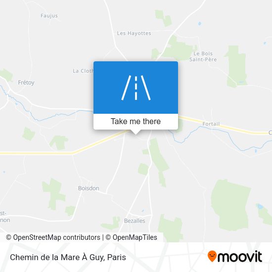 Chemin de la Mare À Guy map