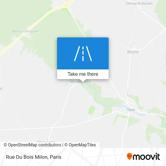 Rue Du Bois Milon map