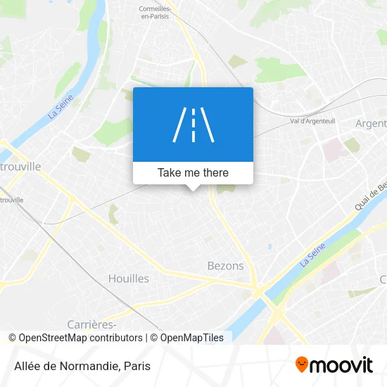 Allée de Normandie map