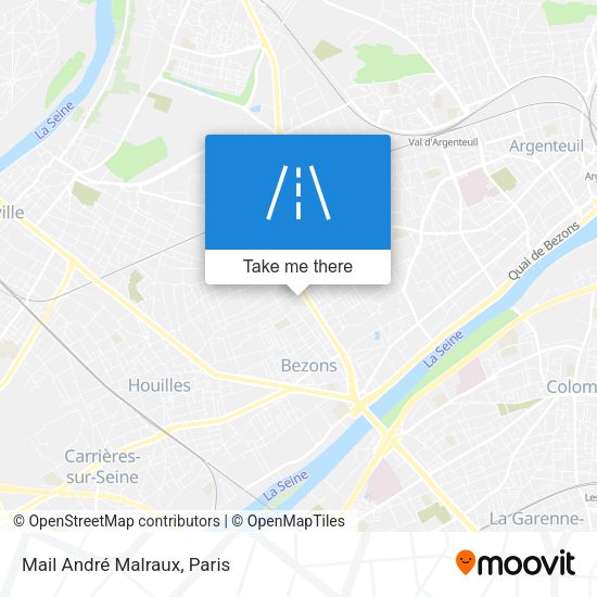 Mail André Malraux map